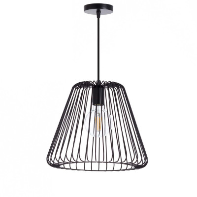 Lámpara de Techo Plock Negro 34x34x28cm O91 Lámparas de Techo 1
