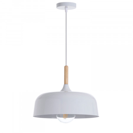 Lámpara de Techo Pulawi Natural/Blanco 32x32x25cm O91 Lámparas de Techo 1