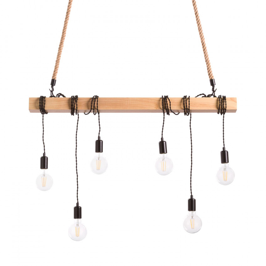 Lámpara de Techo Kielce Natural/Negro 100x3x10cm O91 Lámparas de Techo 1 Lámpara de Techo Kielce Natural/Negro 100x3x10cm O91 Lámparas de Techo 1