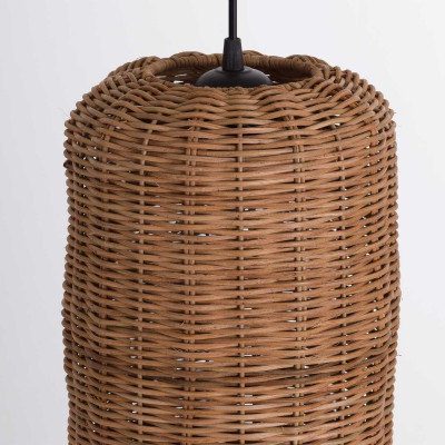 Lámpara de Techo Lan Natural 20x20x30cm O91 Lámparas de Techo 4