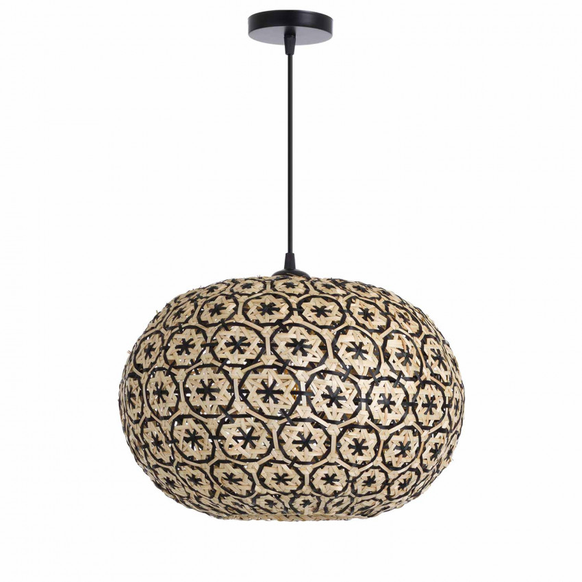 Lámpara de Techo Bay Natural/Negro 40x40x25cm O91 Lámparas de Techo 1 Lámpara de Techo Bay Natural/Negro 40x40x25cm O91 Lámparas de Techo 1