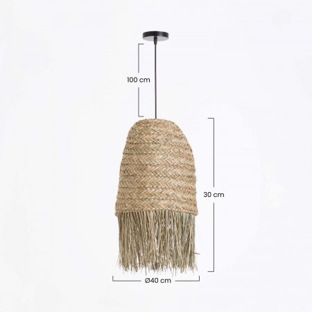 Lámpara de Techo Kam Natural 30x30x40cm O91 Lámparas de Techo 6 Lámpara de Techo Kam Natural 30x30x40cm O91 Lámparas de Techo 6