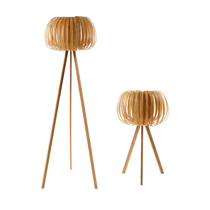 Set 2 Lámpara de Pie y Lámpara de Mesa Kusuma Crema O91 Lámparas de Pie 1 Set 2 Lámpara de Pie y Lámpara de Mesa Kusuma Crema O91 Lámparas de Pie 1
