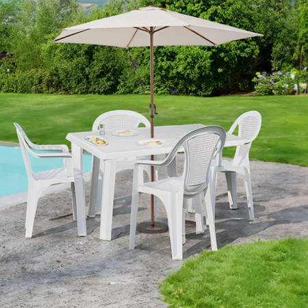 Mesa de Resina Rectangular Terra 127x76x72cm Thinia Home Mesas de Jardín 8 Mesa de Resina Rectangular Terra 127x76x72cm Thinia Home Mesas de Jardín 8