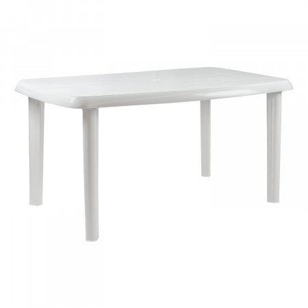 Mesa de Resina Oval/Rectangular Vistara Blanco 140x85x72cm Thinia Home Mesas de Jardín 1