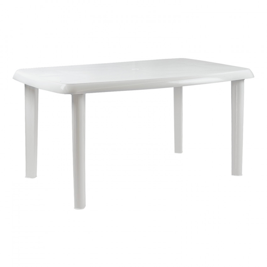 Mesa de Resina Oval/Rectangular Vistara Blanco 140x85x72cm Thinia Home Mesas de Jardín 1 Mesa de Resina Oval/Rectangular Vistara Blanco 140x85x72cm Thinia Home Mesas de Jardín 1