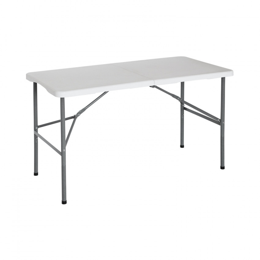Mesa Plegable Portátil Resina 122cm Blanco Thinia Home Mesas Plegables 1 Mesa Plegable Portátil Resina 122cm Blanco Thinia Home Mesas Plegables 1