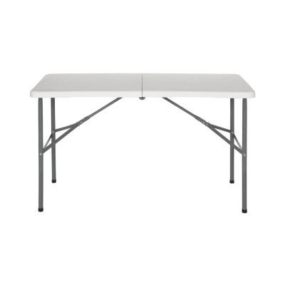 Mesa Plegable Portátil Resina 122cm Blanco Thinia Home Mesas Plegables 2