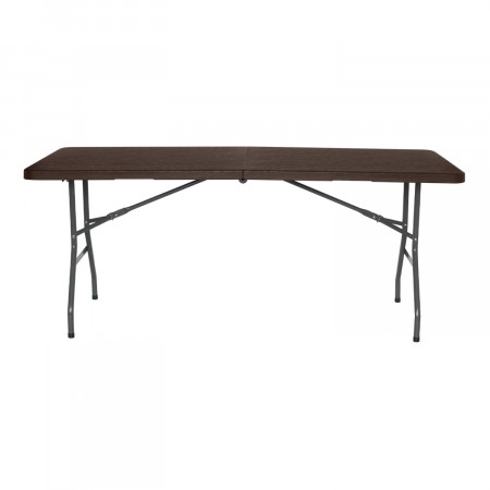 Mesa Plegable Portátil Resina 180cm Marrón Efecto Madera Thinia Home Mesas Plegables 2 Mesa Plegable Portátil Resina 180cm Marrón Efecto Madera Thinia Home Mesas Plegables 2