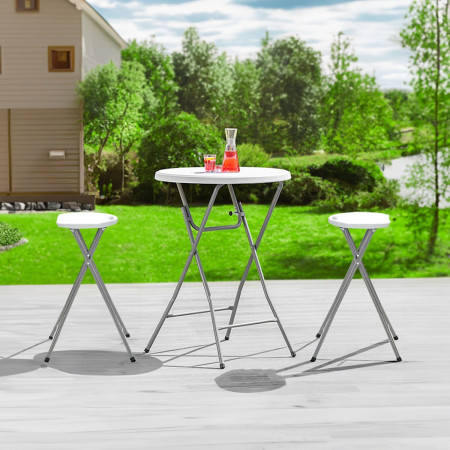 Pack 2 Mesas Plegables Redondas Altas 80x110cm Catering 7house Mesas Plegables 4 Pack 2 Mesas Plegables Redondas Altas 80x110cm Catering 7house Mesas Plegables 4