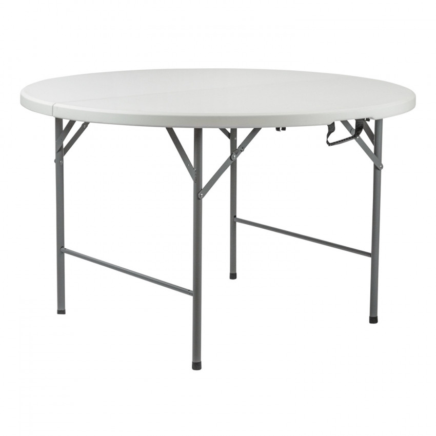 Mesa Plegable Portátil Resina Ø150cm Blanco Efecto Granito 7house Mesas Plegables 1 Mesa Plegable Portátil Resina Ø150cm Blanco Efecto Granito 7house Mesas Plegables 1