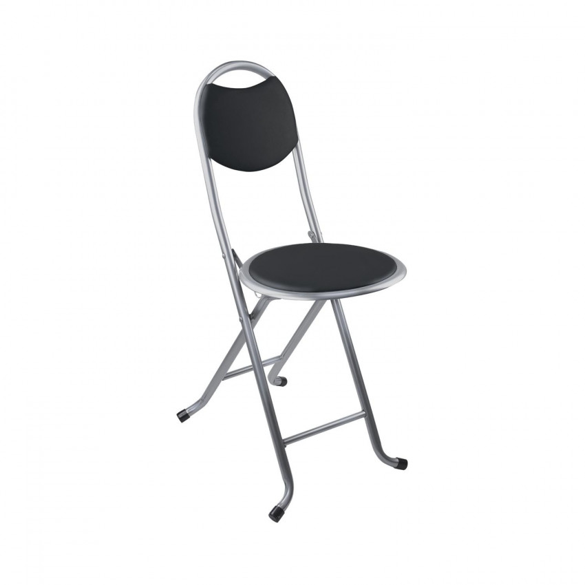 Taburete Plegable con Respaldo 32x36x73.5cm 7house Taburetes 1 Taburete Plegable con Respaldo 32x36x73.5cm 7house Taburetes 1