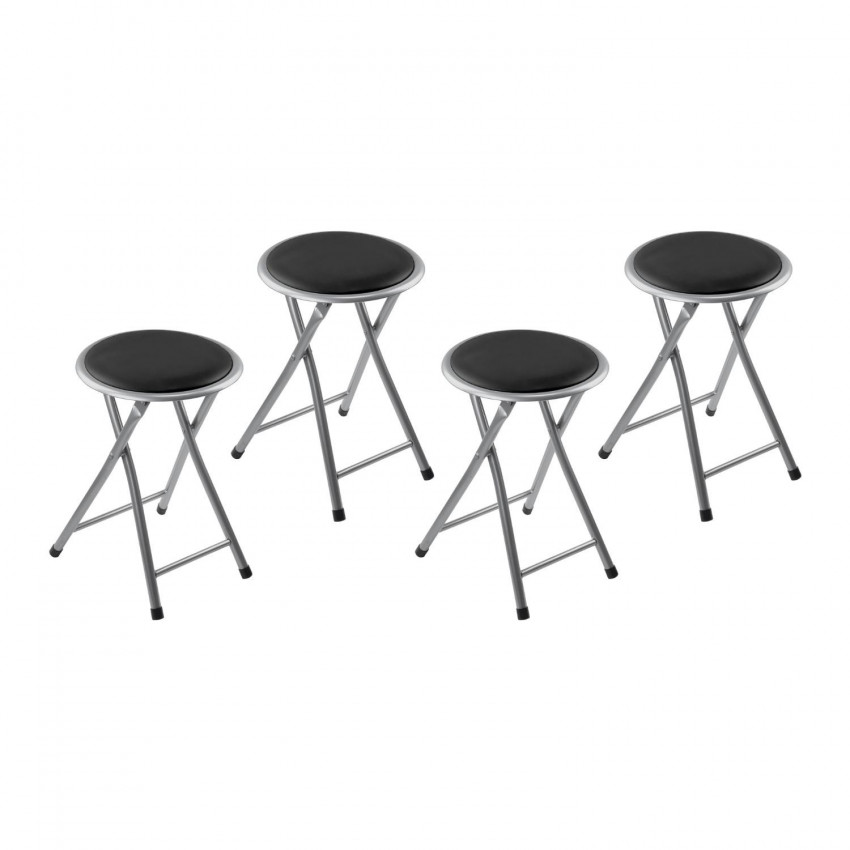 Pack 4 Taburetes Plegables Bajos 30x31x45cm 7house Taburetes 1 Pack 4 Taburetes Plegables Bajos 30x31x45cm 7house Taburetes 1