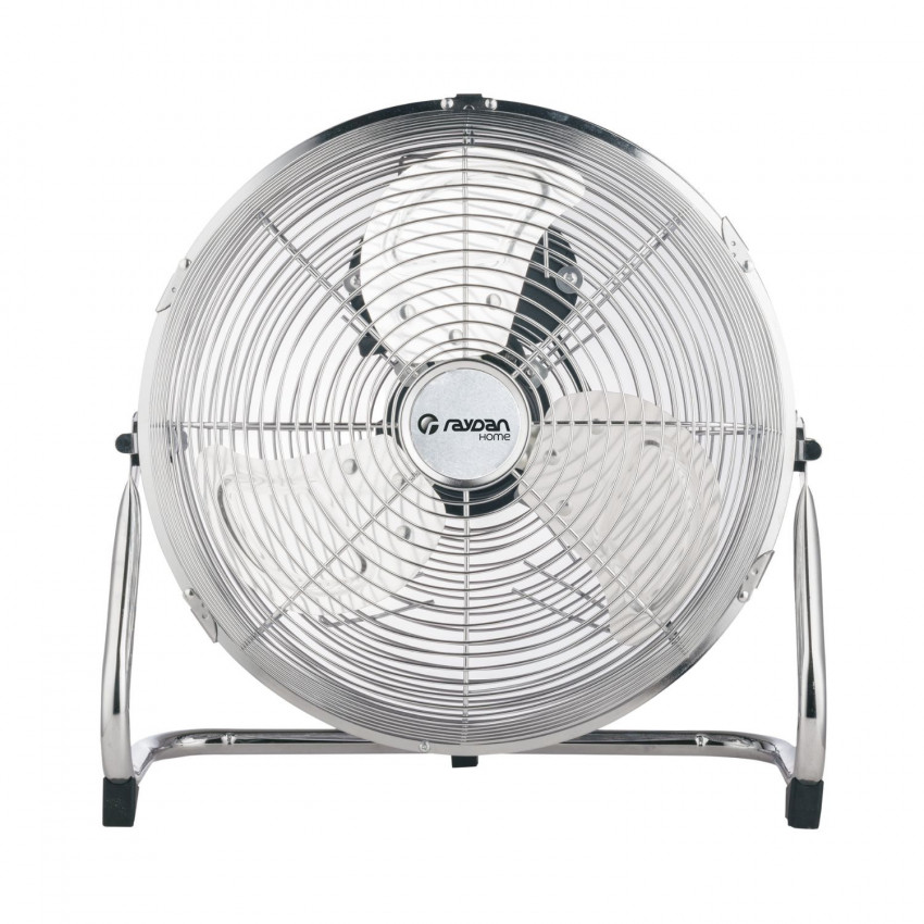 Ventilador de Suelo 16" 40cm 100W 3 Velocidades Circulador Plateado Raydan Home Ventiladores de Sobremesa 1