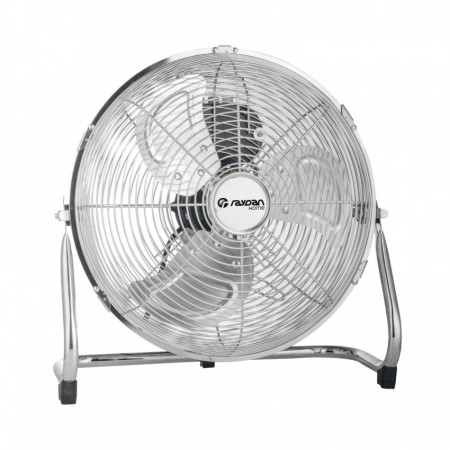 Ventilador de Suelo 16" 40cm 100W 3 Velocidades Circulador Plateado Raydan Home Ventiladores de Sobremesa 2