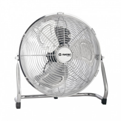 Ventilador de Suelo 16" 40cm 100W 3 Velocidades Circulador Plateado Raydan Home Ventiladores de Sobremesa 2