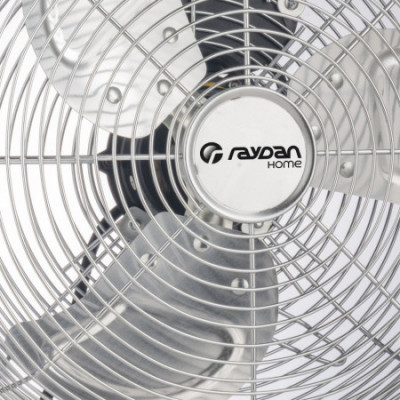 Ventilador de Suelo 16" 40cm 100W 3 Velocidades Circulador Plateado Raydan Home Ventiladores de Sobremesa 5