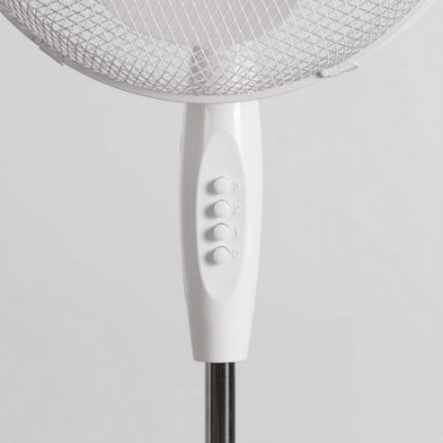 Ventilador de Pie 16" 40cm 40W 3 Velocidades White Comfort Blanco Thinia Home Ventiladores de Pie 4