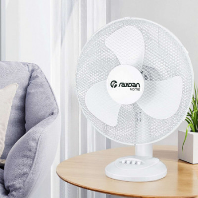 Ventilador de Mesa 16" 40cm 40W 3 Velocidades Up Comfort Blanco Thinia Home Ventiladores de Sobremesa 7