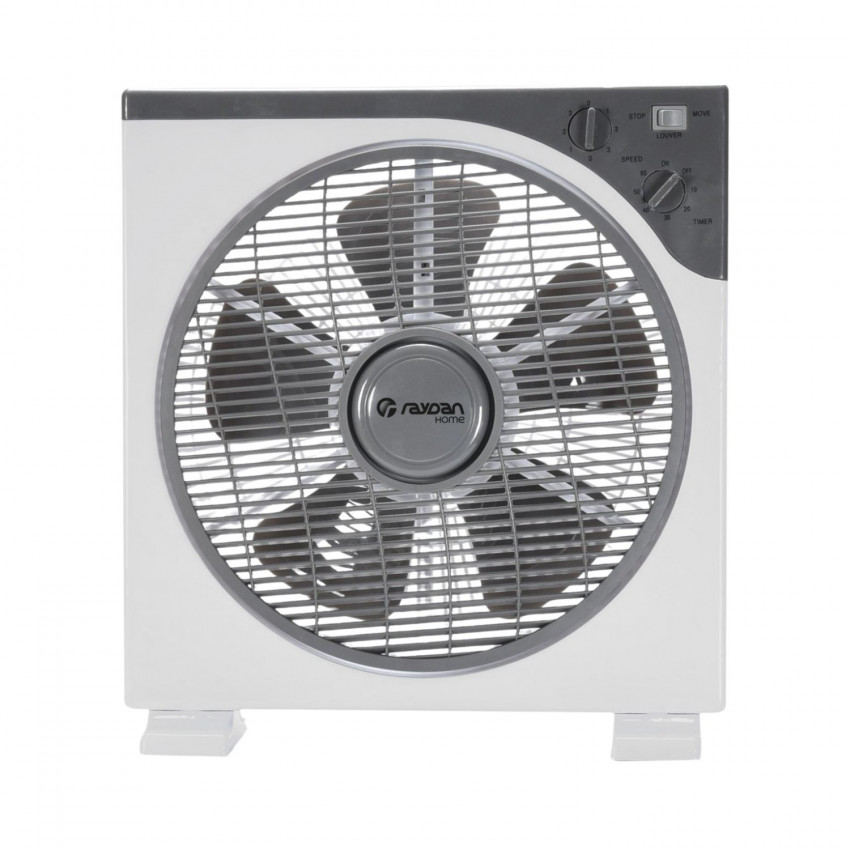 Ventilador de Suelo 12" 30cm 50W 3 Velocidades Box Blanco/Gris Thinia Home Ventiladores de Sobremesa 1 Ventilador de Suelo 12" 30cm 50W 3 Velocidades Box Blanco/Gris Thinia Home Ventiladores de Sobremesa 1