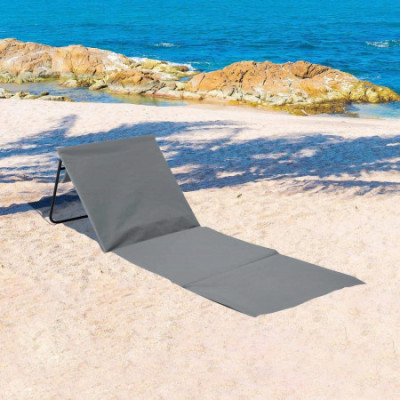 Pack 2 Esterillas Plegables de Playa Acolchadas con Respaldo 149.5x50.5x42cm Thinia Home Mobiliario de Camping 10