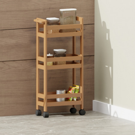 Carrito con Ruedas en MDF Canoply 70x40x15cm 7house Mesas de Comedor 4 Carrito con Ruedas en MDF Canoply 70x40x15cm 7house Mesas de Comedor 4