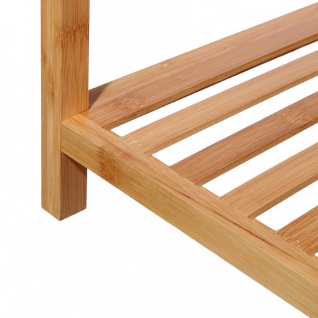 Estantería Arqueada en Bambú con 3 Niveles Canoply 110.5x37x35cm 7house Estanterías 3 Estantería Arqueada en Bambú con 3 Niveles Canoply 110.5x37x35cm 7house Estanterías 3