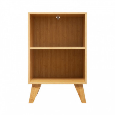 Mueble Modular en Bambú con 2 Niveles Canoply 70x45x35cm 7house Cómodas y Cajoneras 2