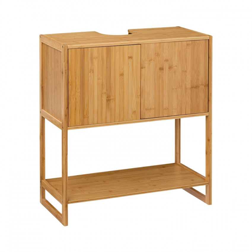 Mueble para Lavabo en Bambú con 3 Niveles Canoply 80x33.5x69.6cm 7house Cómodas y Cajoneras 1 Mueble para Lavabo en Bambú con 3 Niveles Canoply 80x33.5x69.6cm 7house Cómodas y Cajoneras 1