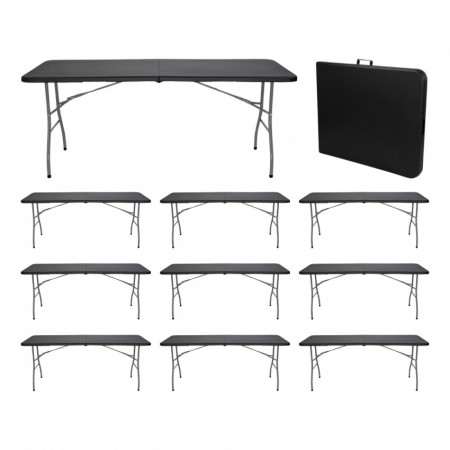 MegaPack 10 Mesas Plegables Portátiles Resina 180cm Thinia Home Mesas Plegables 8 MegaPack 10 Mesas Plegables Portátiles Resina 180cm Thinia Home Mesas Plegables 8