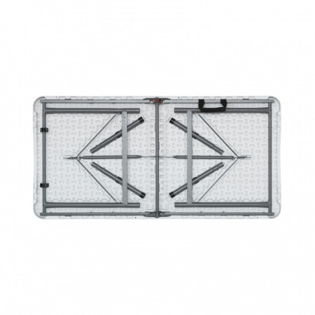 Pack 2 Mesas Plegables Portátiles Resina 122cm Blanco Thinia Home Mesas Plegables 4 Pack 2 Mesas Plegables Portátiles Resina 122cm Blanco Thinia Home Mesas Plegables 4