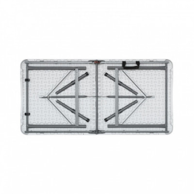 MegaPack 10 Mesas Plegables Portátiles Resina 122cm Blanco Thinia Home Mesas Plegables 4