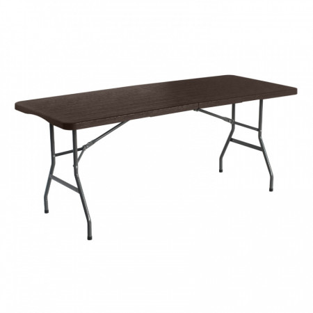 MegaPack 10 Mesas Plegables Portátiles Resina 180cm Marrón Efecto Madera Thinia Home Mesas Plegables 2 MegaPack 10 Mesas Plegables Portátiles Resina 180cm Marrón Efecto Madera Thinia Home Mesas Plegables 2