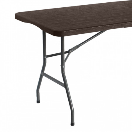 MegaPack 10 Mesas Plegables Portátiles Resina 180cm Marrón Efecto Madera Thinia Home Mesas Plegables 3 MegaPack 10 Mesas Plegables Portátiles Resina 180cm Marrón Efecto Madera Thinia Home Mesas Plegables 3