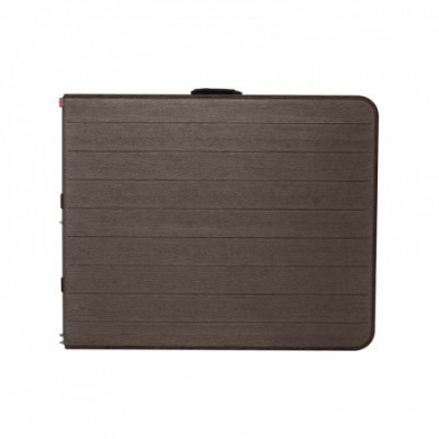 MegaPack 10 Mesas Plegables Portátiles Resina 180cm Marrón Efecto Madera Thinia Home Mesas Plegables 6