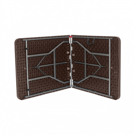MegaPack 10 Mesas Plegables Portátiles Resina 180cm Marrón Efecto Ratán Thinia Home Mesas Plegables 5 MegaPack 10 Mesas Plegables Portátiles Resina 180cm Marrón Efecto Ratán Thinia Home Mesas Plegables 5