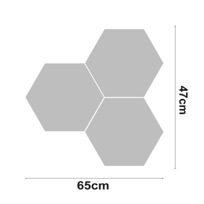Figura LED decorativa VERTEX 30W 2400lm 4000K 47x65cm 7hSevenOn Deco Displays e fitas LED 2