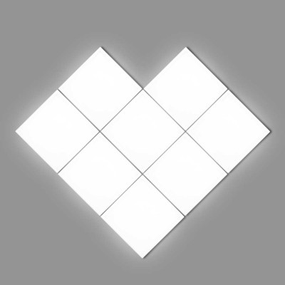 Figura LED CUORE Decorativa 28W 1600lm 4000K 54x64cm 7hSevenOn Deco Pantallas y Regletas LED 1