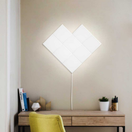Figura LED CUORE Decorativa 28W 1600lm 4000K 54x64cm 7hSevenOn Deco Pantallas y Regletas LED 3
