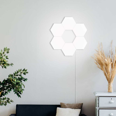 Figura LED BLOOM Decorativa 21W 1200lm 4000K 47x48cm 7hSevenOn Deco Pantallas y Regletas LED 3