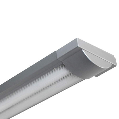 Luminaria Fluorescente 2x18W Tubos T8 G13 2600lm 4000K Aluminio 7hSevenOn Outlet 2