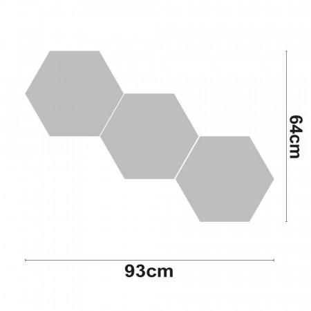 Figura LED TRIO Decorativa 30W 2400lm 4000K 64x93cm 7hSevenOn Deco Pantallas y Regletas LED 2