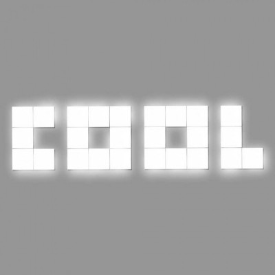 Palabra LED COOL Decorativa 75W 5000lm 4000K 45x180cm 7hSevenOn Deco Pantallas y Regletas LED 1