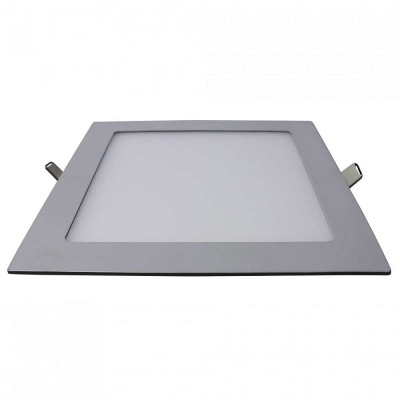 Downlight LED Ultraslim Empotrable Cuadrado 26W 2400lm 20,5x20,5cm 4000K Aluminio 7hSevenOn Downlight Empotrable 3