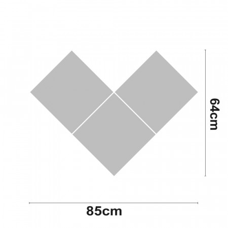 Figura LED decorativa ARROW 30W 2400lm 4000K 64x85cm 7hSevenOn Deco Displays e fitas LED 2
