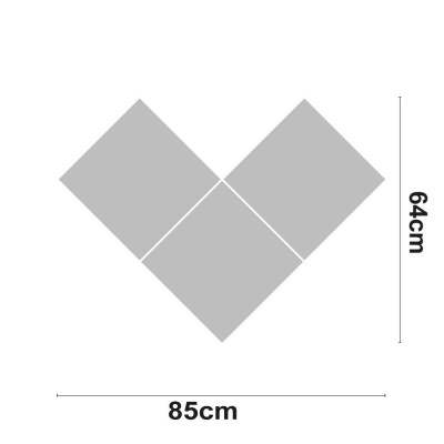 Figura LED decorativa ARROW 30W 2400lm 4000K 64x85cm 7hSevenOn Deco Displays e fitas LED 2