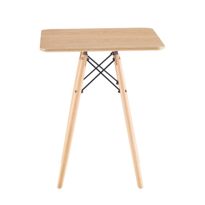 Mesa de Té Estilo Nórdico Cuadrada 74x60x60cm Thinia Home Mesas Bajas 2