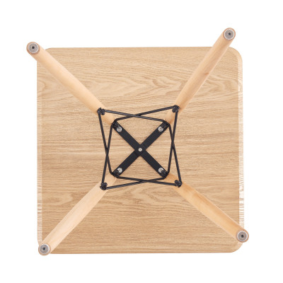 Mesa de Té Estilo Nórdico Cuadrada 74x60x60cm Thinia Home Mesas Bajas 3