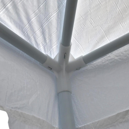 Gazebo Cenador Metálico con Tela Waterproof Blanco 295x295x245cm 7house Pérgolas y Cenadores de Metal 2