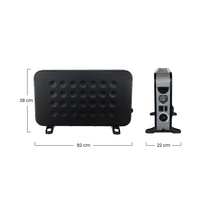 Convector con Turbo 2000W Raydan Home Convectores 13